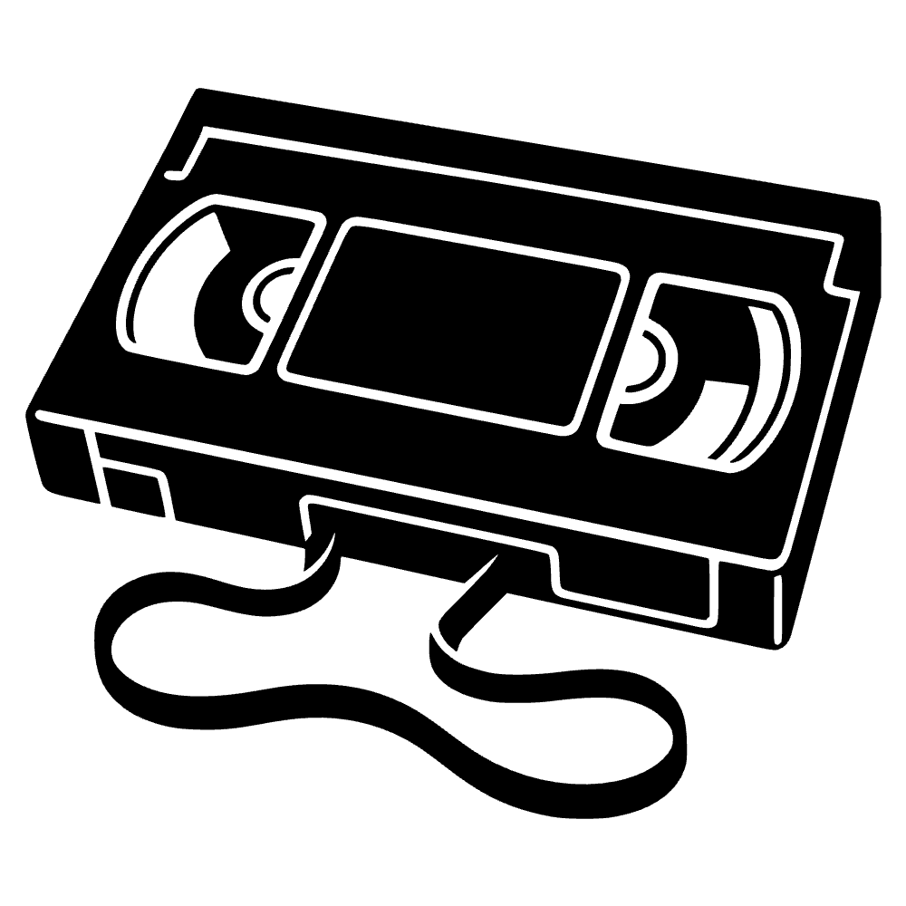 Cinta de casete VHS — archivo SVG