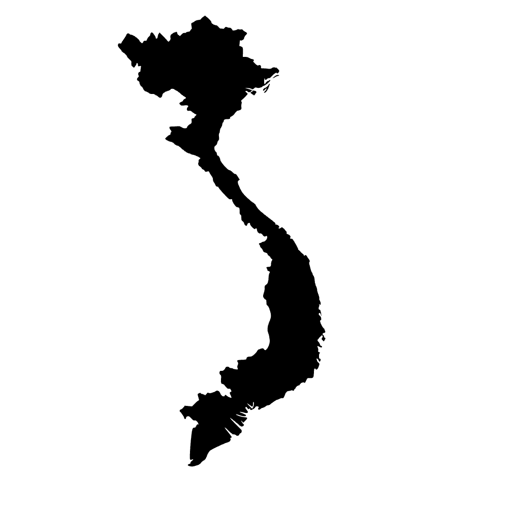 Mapa de Vietnam — archivo SVG