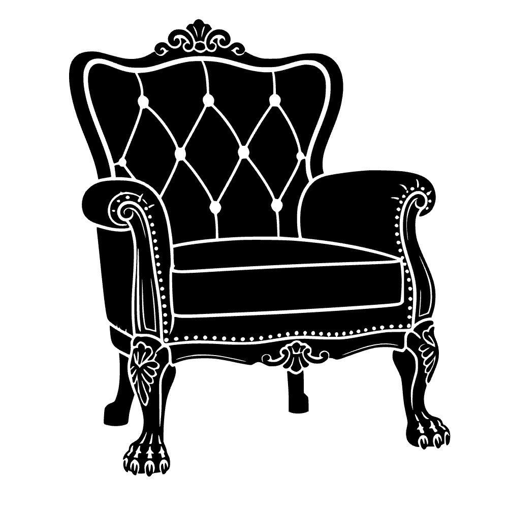 Sillón vintage — archivo SVG