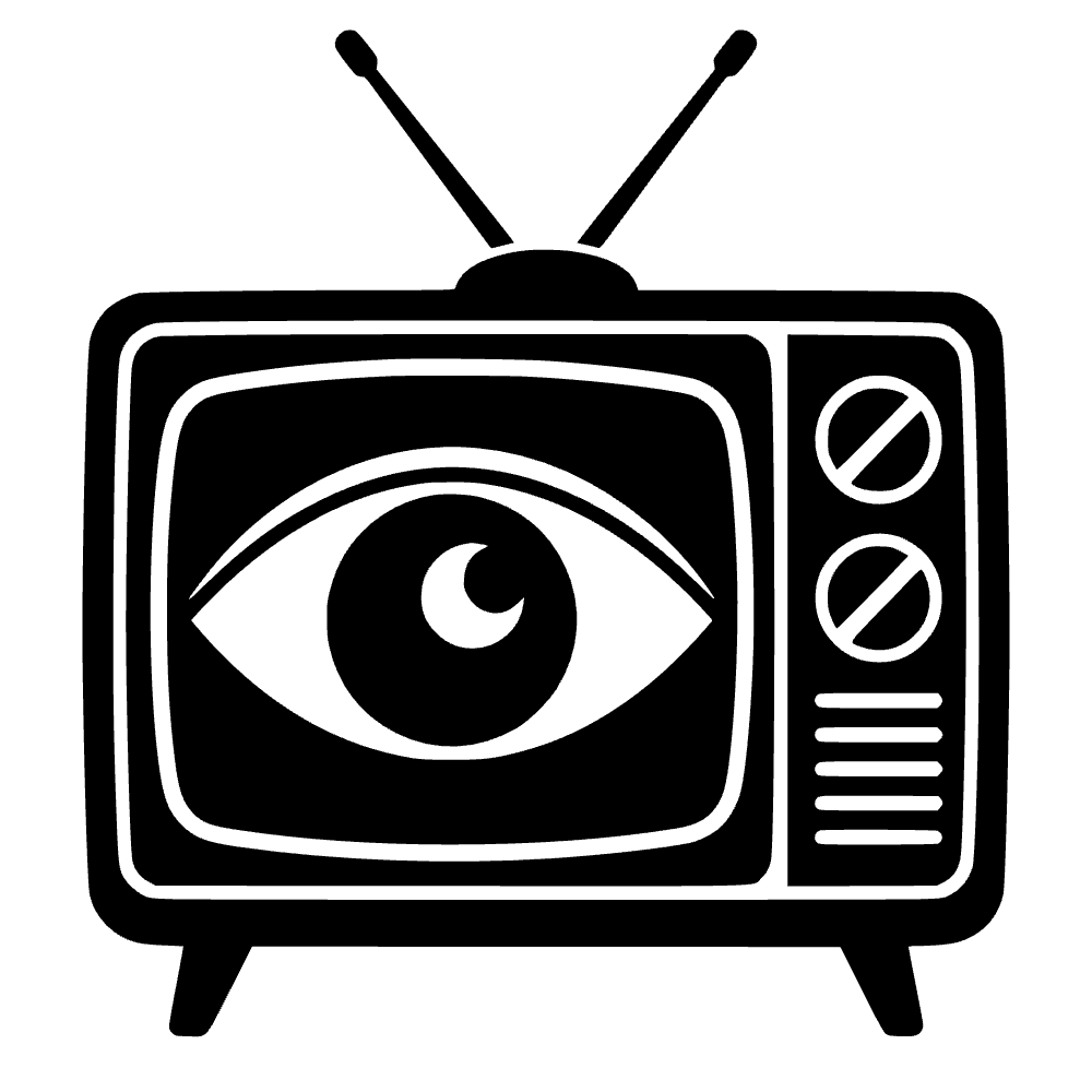 Ojo de televisión vintage — archivo SVG