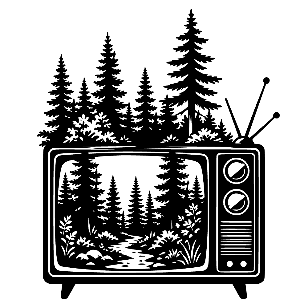 Vintage Television Set SVG SVG cut file preview