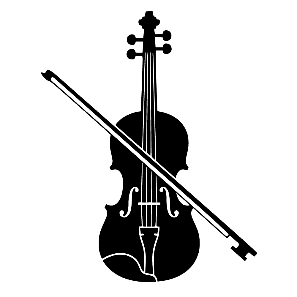 Violin Bow Icon SVG cut file