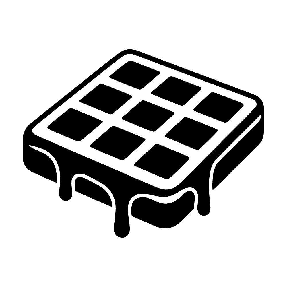 Ícono de waffle — archivo SVG