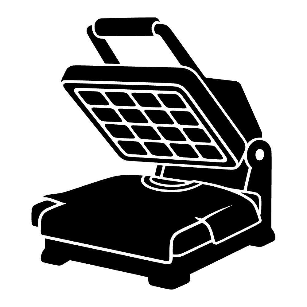 Icono de máquina de waffles — archivo SVG