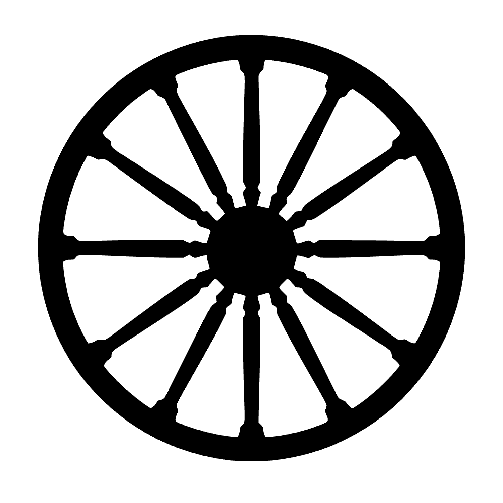 Rueda de carreta — archivo SVG
