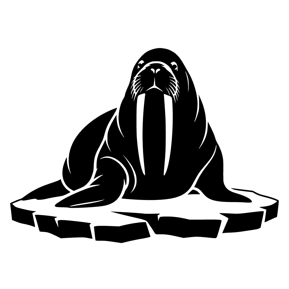 Colmillos de morsa — archivo SVG