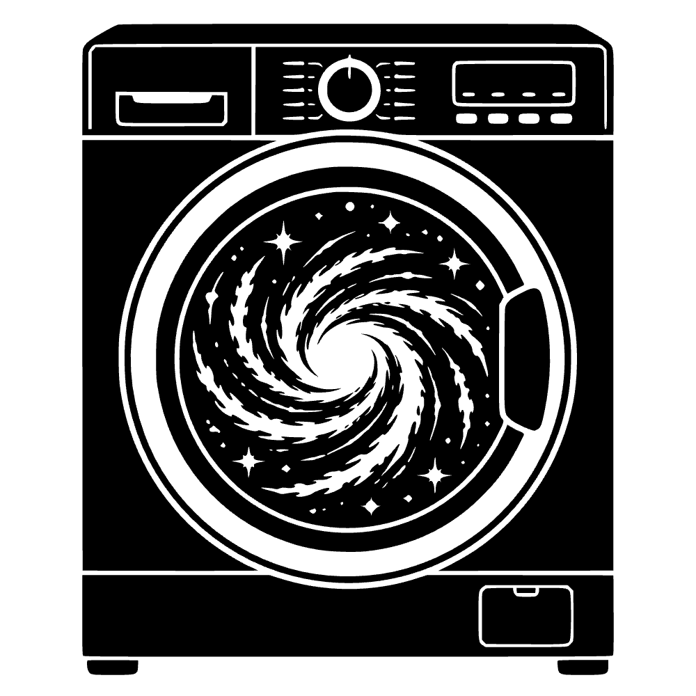 Washing Machine Icon SVG SVG cut file preview