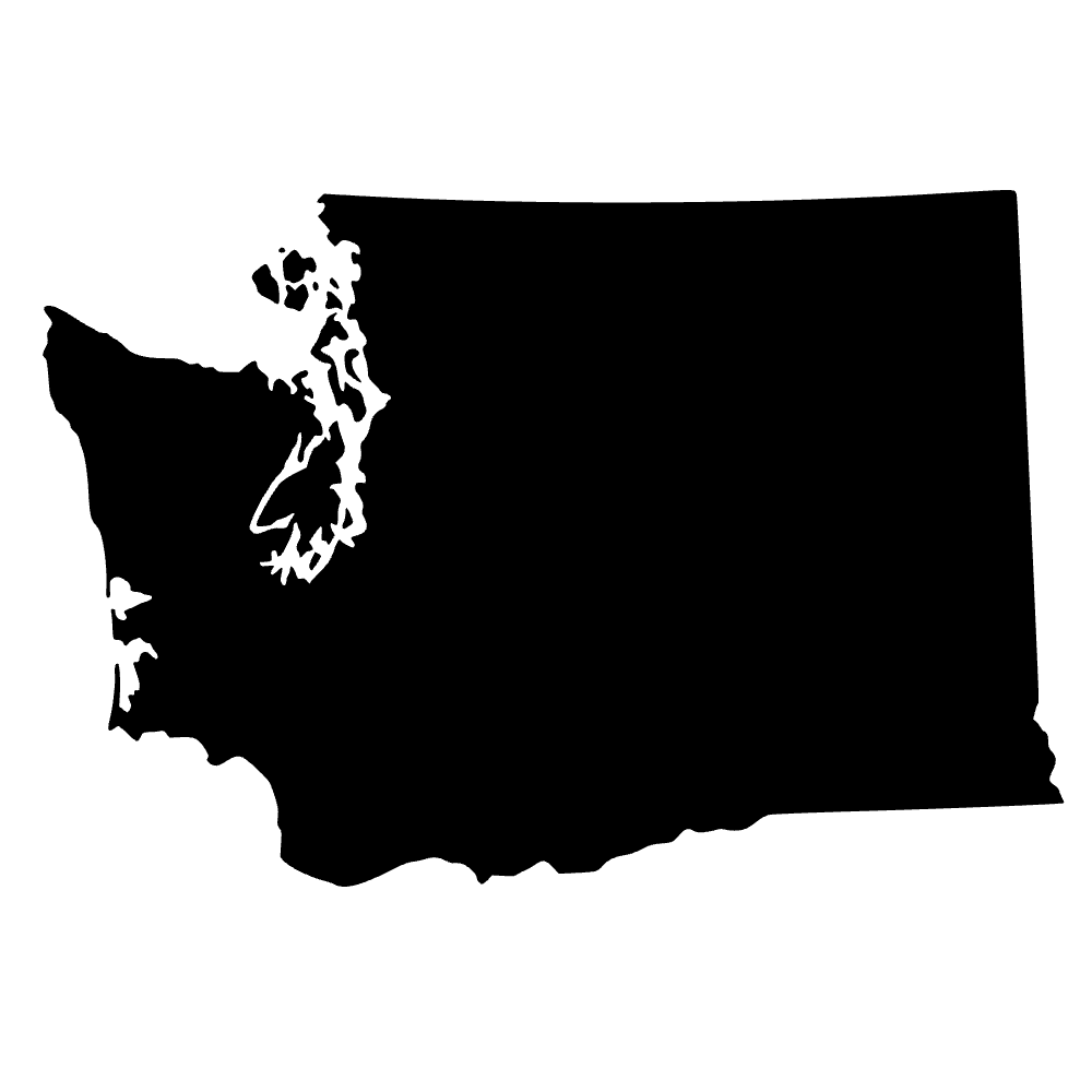 Mapa del estado de Washington — archivo SVG