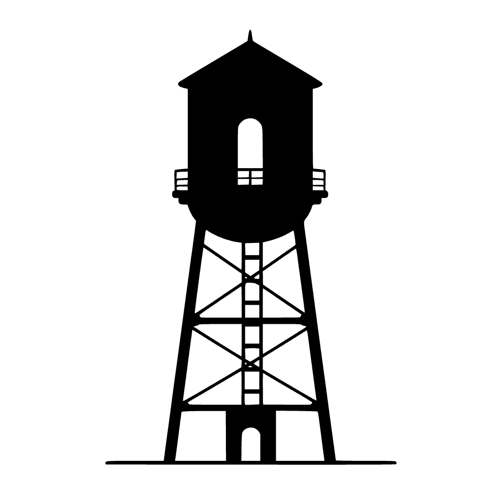Icono de torre de agua — archivo SVG