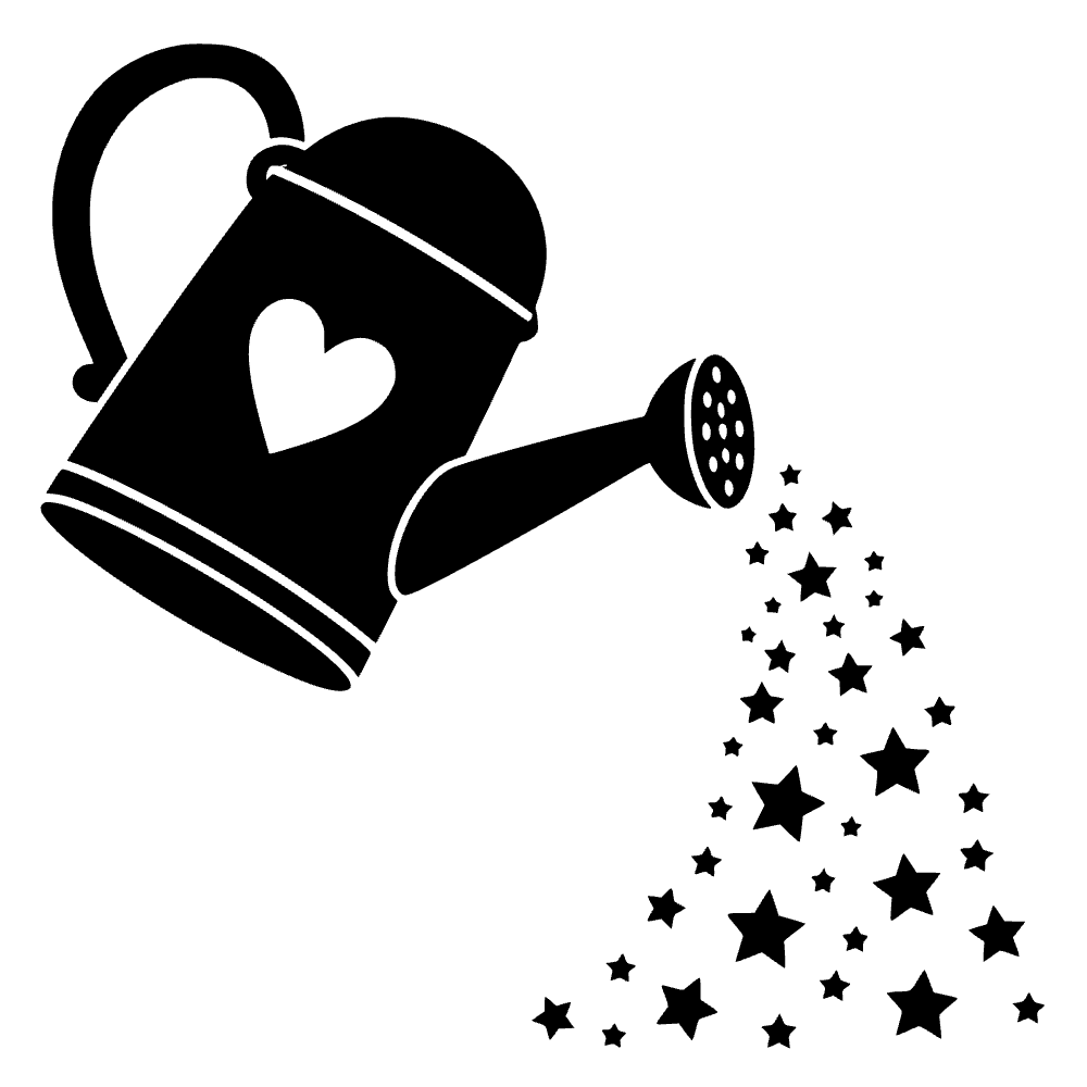 Watering Can Pouring Out SVG cut file preview