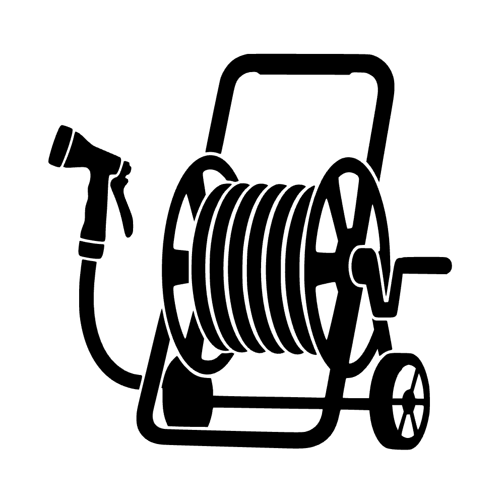 Carrete de manguera de riego — archivo SVG