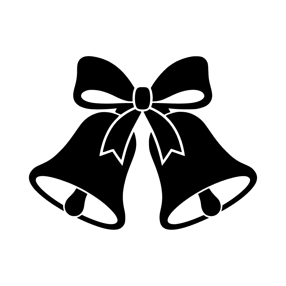 Par de campanas de boda — archivo SVG
