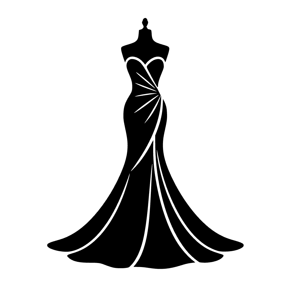 Maniquí de vestido de novia — archivo SVG