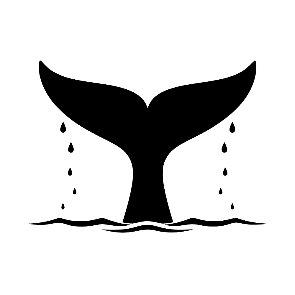 Cola de ballena — archivo SVG