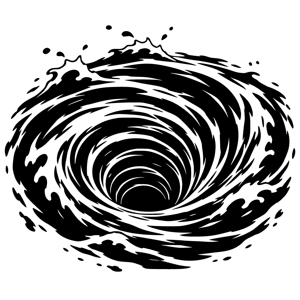 Remolino girando sin fin — archivo SVG