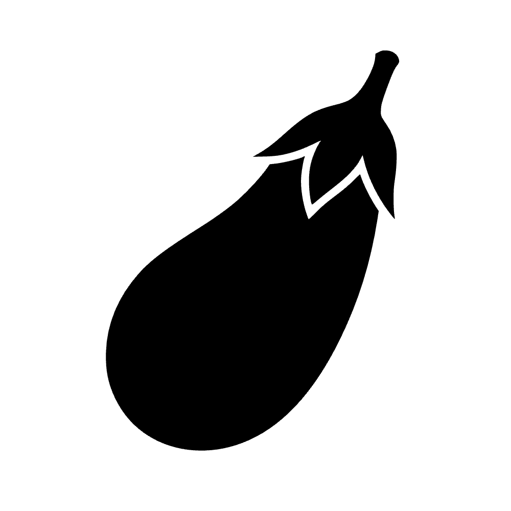 Berenjena entera — archivo SVG