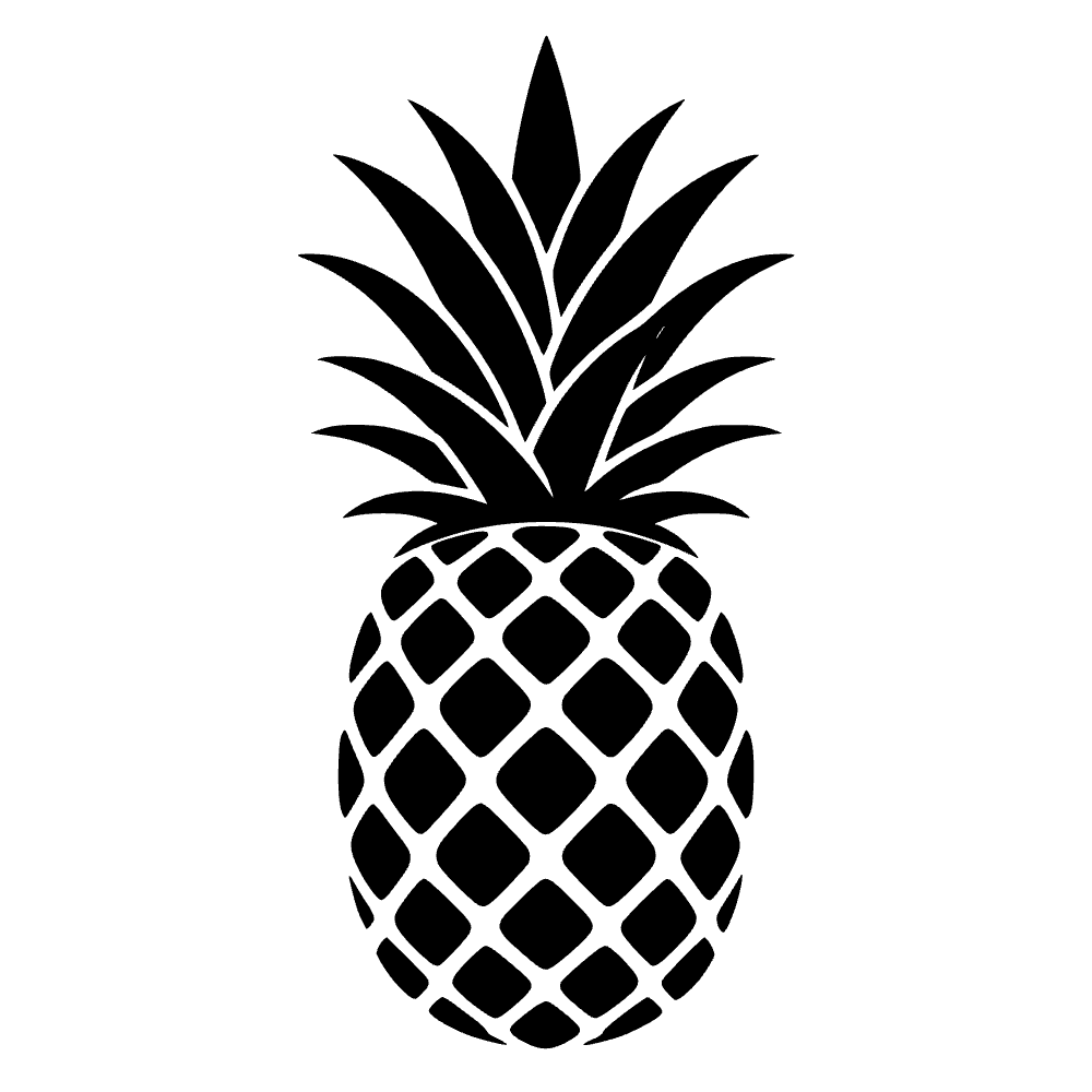 Piña entera — archivo SVG