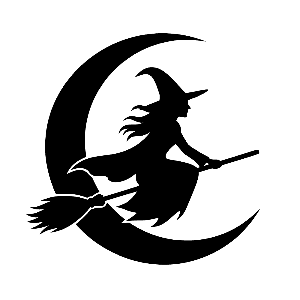 Escoba de bruja — archivo SVG
