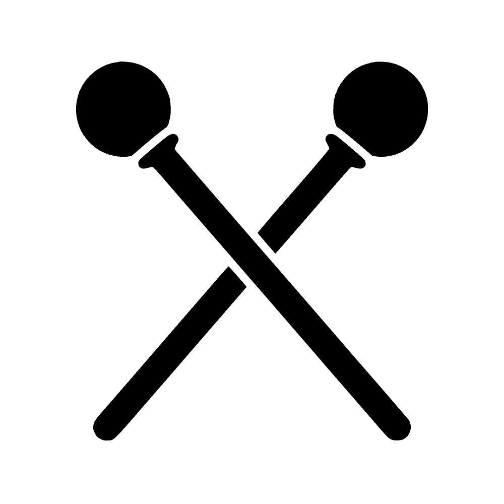 Malletes de xilófono — archivo SVG