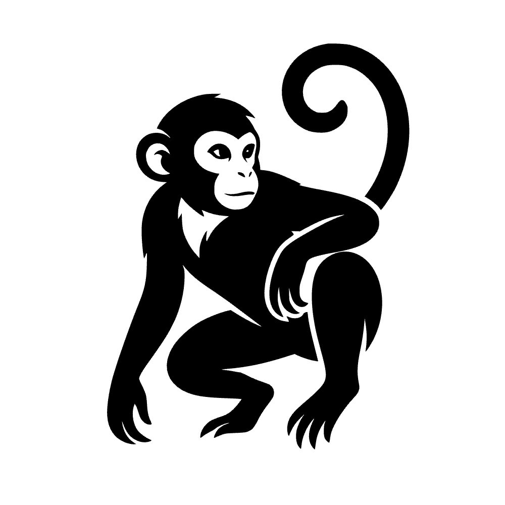 Año del mono — archivo SVG