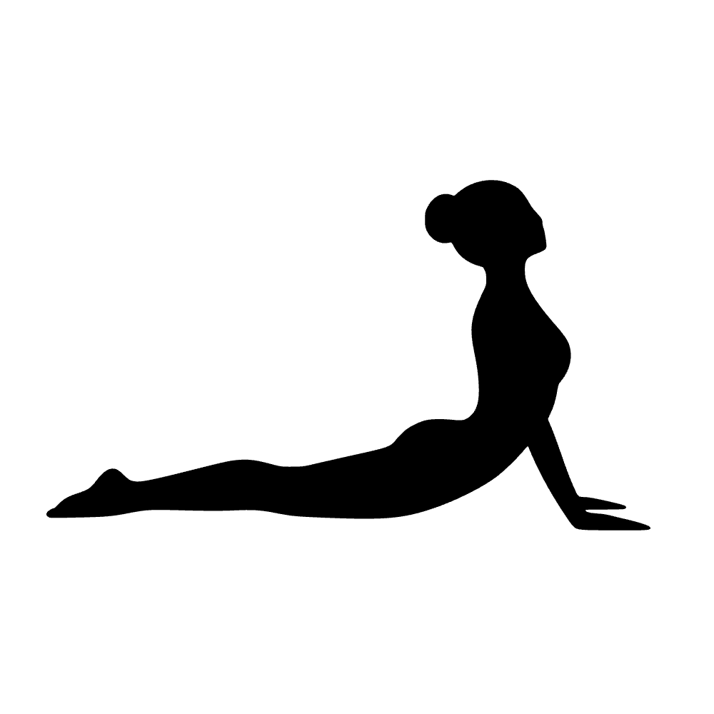 Pose de cobra en yoga — archivo SVG
