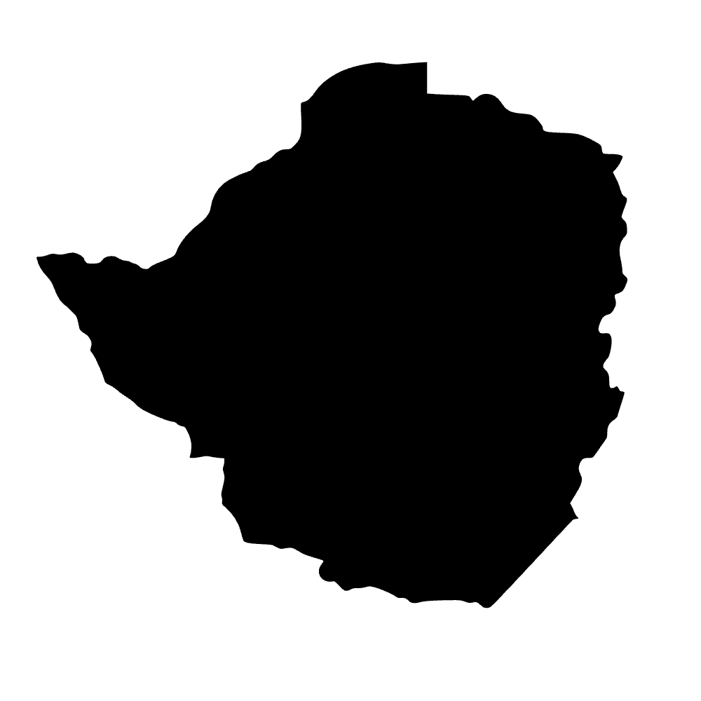 Mapa de Zimbabue — archivo SVG